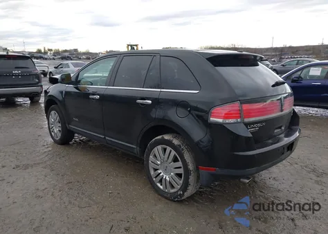 2010 Lincoln Mkx z USA, uszkodzony, nr VIN 2LMDJ8JC4ABJ02083